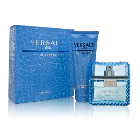 versace 2 piece set mens|Versace men's gift set.